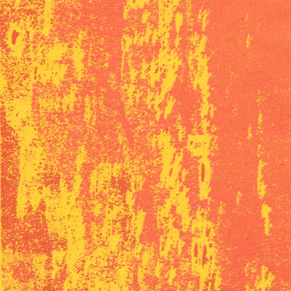 Orange Atlanta, screenprint mounted on wood panel, by Cerulean Collective member Bill Brookover available at Cerulean Arts.