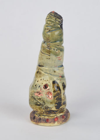 Tiny Tree, ceramic with gold leaft sculpture by Cerulean Arts Collective member Damini Celebre