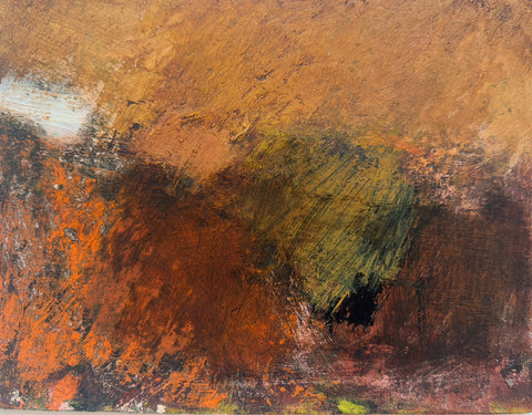 Lancaster - 26, oil and pastel on paper mounted on board painting by Cerulean Arts Collective Member Mashiul Chowdhury