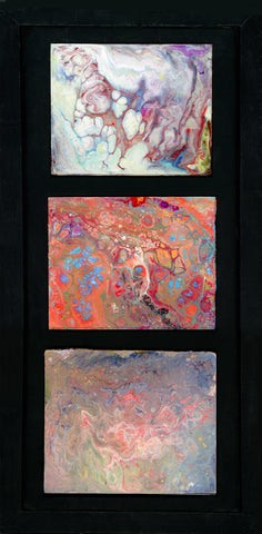 Novoli, acrylic on wood panel painting by Cerulean Arts Collective member Anthony Ciambella.