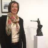 Colleen O’Donnell during her exhibition at Cerulean Arts