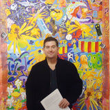 Cerulean Arts Collective Member Dan Crowley at Cerulean Arts