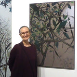 Caroline Furr during her exhibition at Cerulean Arts