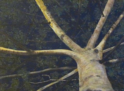 Readymade, mixed media on panel by Cerulean Arts Collective Member Caroline Furr.