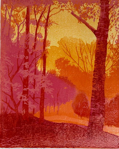 Some Kind of Wonderful, reductive relief print by Marcos Gago