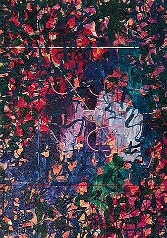 Birth Place, acrylic on canvas painting by Cerulean Arts Collective member Mo Gerngross.