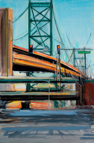 The Audacity of Sunlight, oil on canvas painting by Cerulean Arts Collective Member Fran Lightman Gibson.