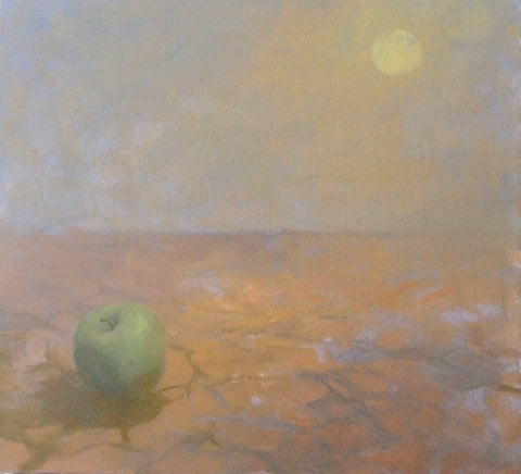 Sanctuary in Green, acrylic on canvas painting by Collective Member Frederic C. Kaplan