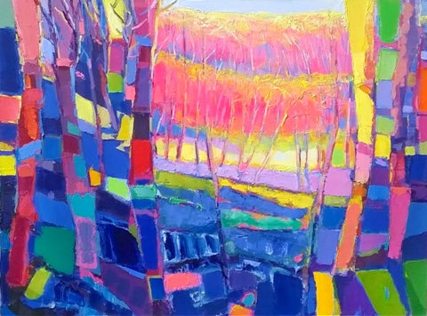 Ruslan Khais: Blue Shadows Coral Pink Sunset