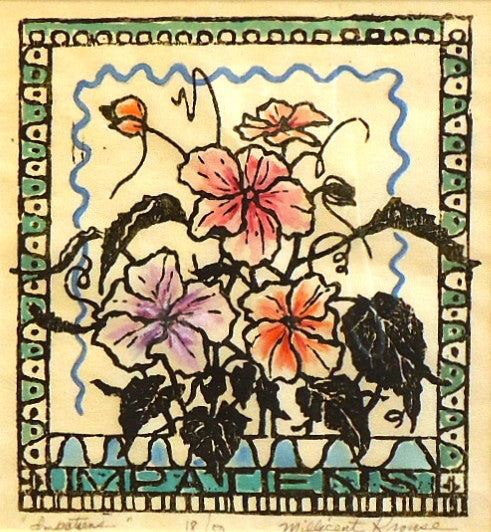 Millicent Krouse: Impatiens with Border