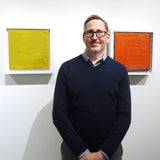 Keith Leitner during his exhibition at Cerulean Arts