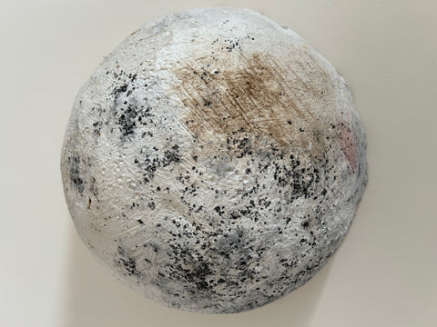 Earth Stain, paper pulp with pigment sculpture by Cerulean Arts Collective Member Anne Marble