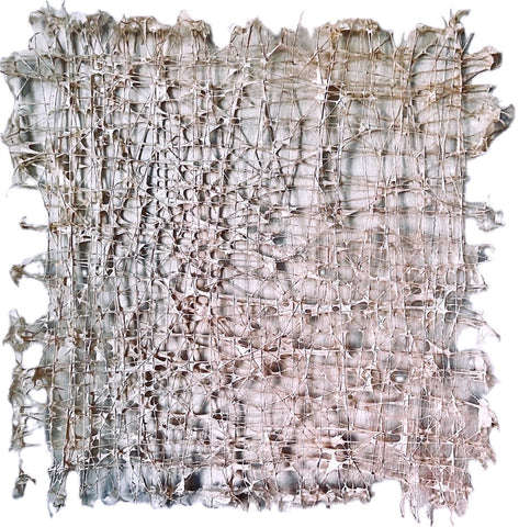 Thicket, knitted wire and paper pulp sculpture by Cerulean Arts Collective Member Anne Marble.&nbsp;