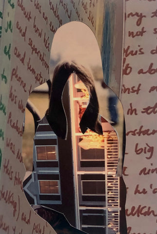 Journal Portrait (Parts Work), photo collage by Philadelphia artist Kate McCammon