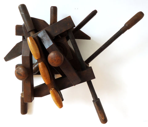 Verse in Vice, found object assemblage sculpture by Cerulean Arts Collective member Kathleen McSherry.