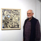 Michael Moore during his exhibition at Cerulean Arts