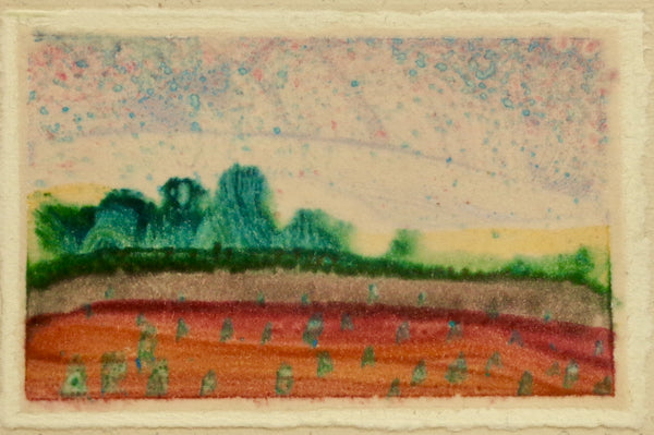 Bright Morning, montype print by Philadelphia artist Tony Rosati available at Cerulean Arts.