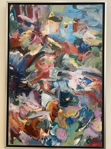 Toodles, acrylic on canvas painting by Judith Rosenbaum