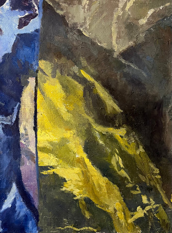 Foil, oil on linen painting by Cerulean Arts Collective Member Sean Sauer