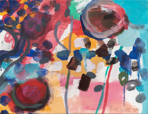 Special Circumstances, oil on canvas painting by Philadelphia artist Bill Scott.&nbsp; Included in the exhibition Love Letters to an Unknowable Future - Paintings and Works on Paper, at Cerulean Arts April 23 - May 18, 2025.