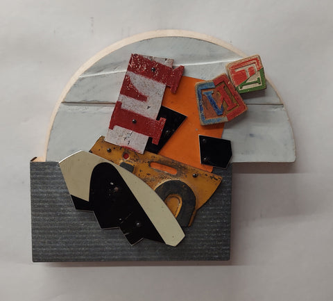 Firmament, mixed media wall sculpture by Pennsylvania artist Gene Shaw