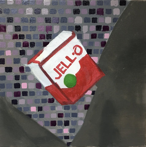 Hello Jello, oil on canvas painting by Cerulean Arts Collective Member Susan Sullivan