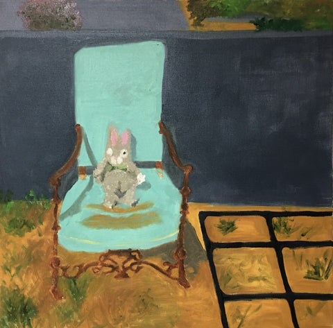 Well Loved, oil on canvas painting by Cerulean Arts Collective Member Susan Sullivan