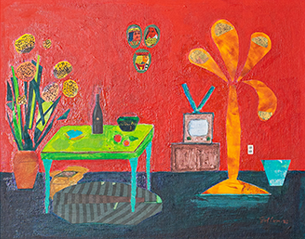 Fran Gallun: Evening at Home